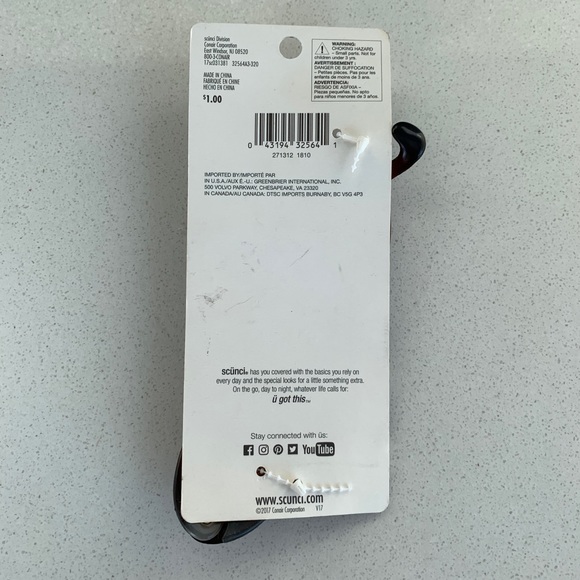 [Free If You Bundle $20+] Scunci Hair Color Matching Banana Comb Hair Clip - Picture 2 of 3